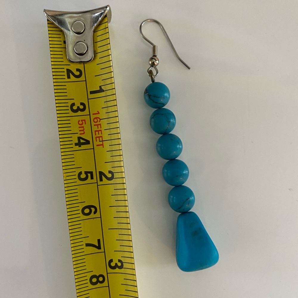 Turquoise earring - Picture 4 of 4